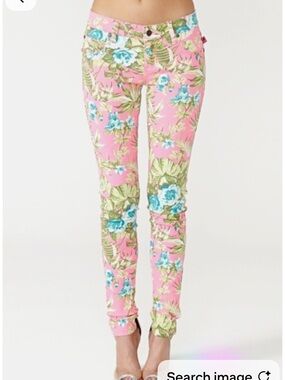 Tripp Floral Pink Skinny Jeans!!! Quality! Cuteness overload!! Size 3